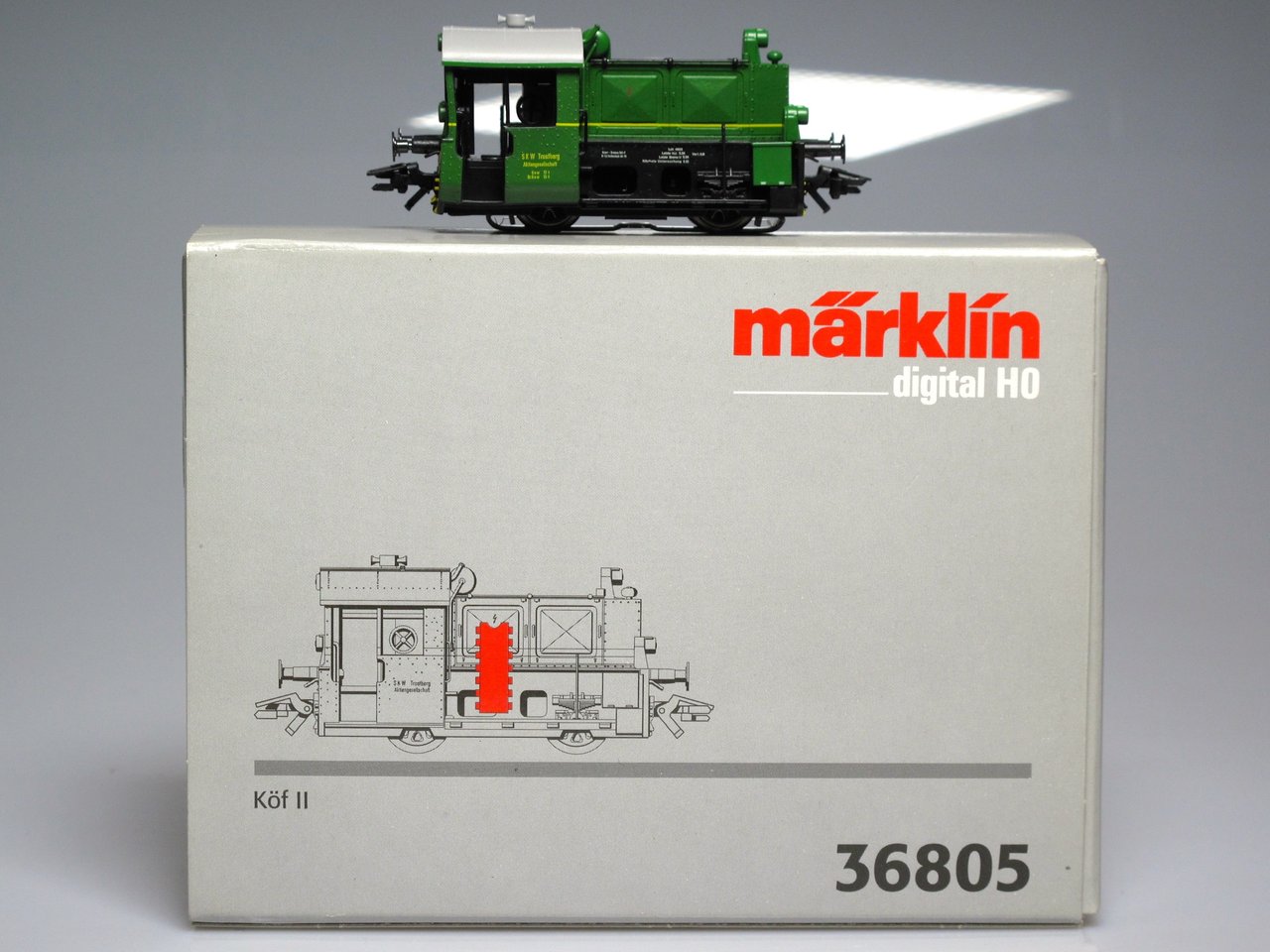 MARKLIN 36805 Locomotora Diesel Köf ll SKW