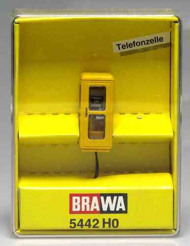 BRAWA 5442 yellow phone booth