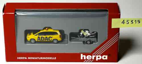 HERPA 45315 Opel Zafíra + BMW de ADAC