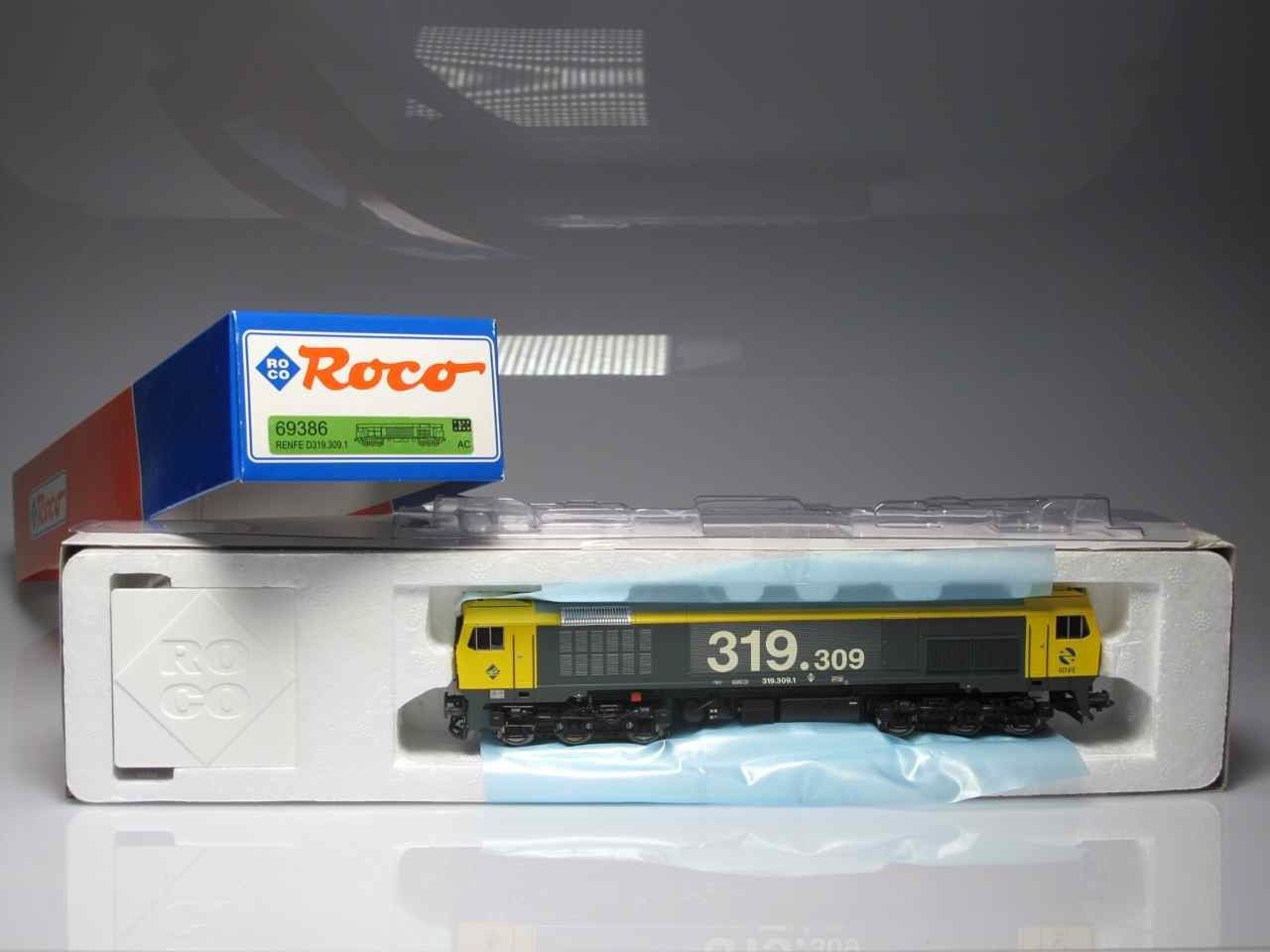 ROCO 69386 Locomotora RENFE 319 Amarilla AC
