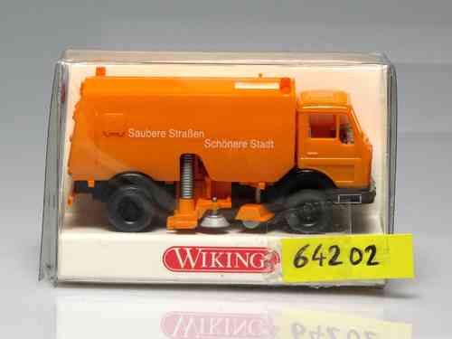 WIKING 64202 Camión barrendero naranja
