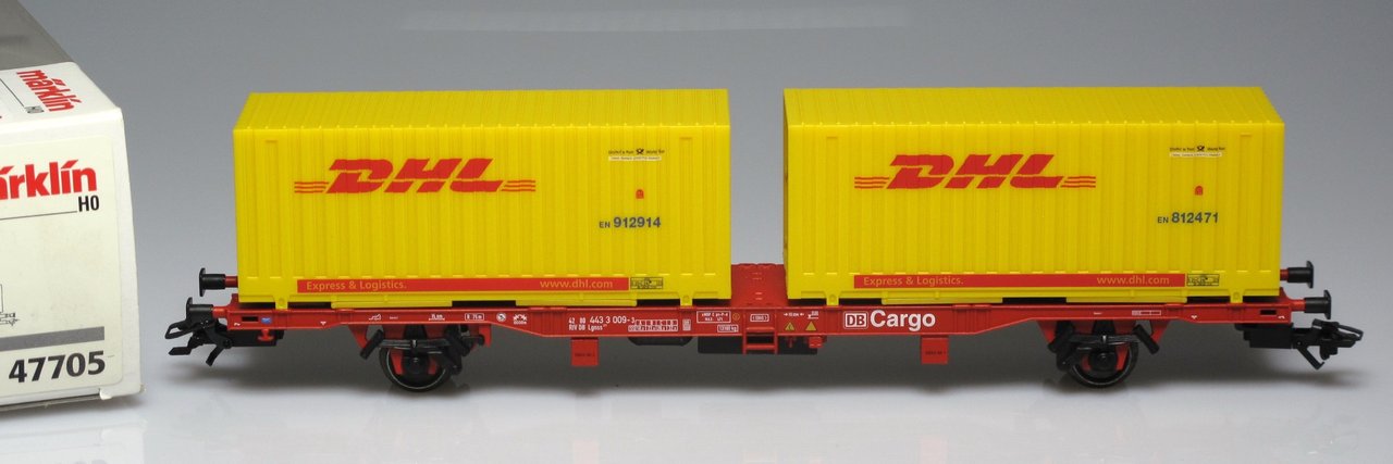 Märklin H0 47705 Containertragwg DHL DB AG 