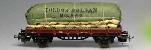 ELECTROTREN 1006 Wagon load of sacks "Toldos Roldán" RN (NO BOX)