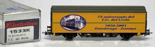 Closed wagon Urola 75 Aº Railways Limited Series