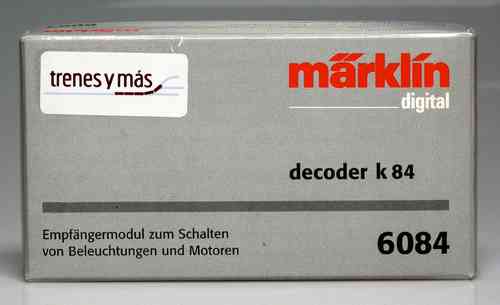 MARKLIN 6084 Decoder 84 K with four independent relays
