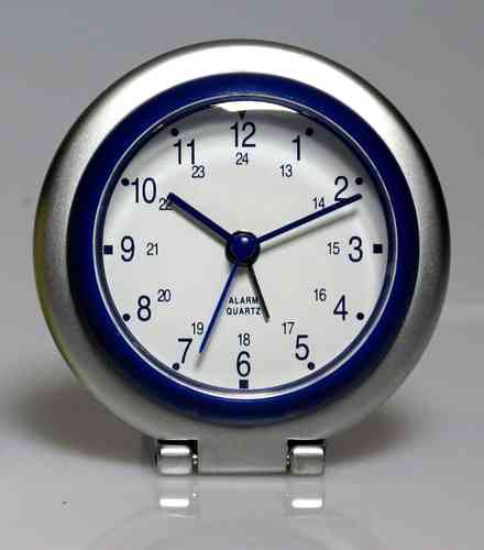Desktop or travel clock, quartz alarm