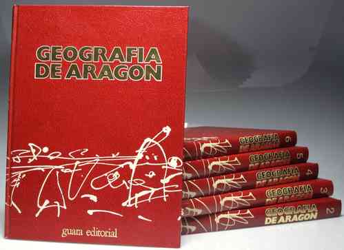 "GEOGRAPHY OF ARAGON" Encyclopedia on 6 Volumes (ALMOST NEW)