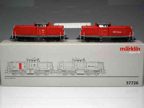 MARKLIN 37726 Diesel locomotive pulling double DB AG