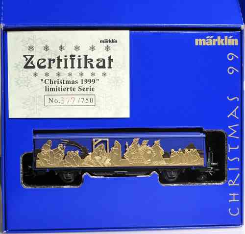 4735.942 wagon MARKLIN 1999 Christmas Limited Edition No. 377/750