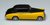 BUSCH 4000 yellow Rolls Royce car w / roof, hood and trunk in black (See note)