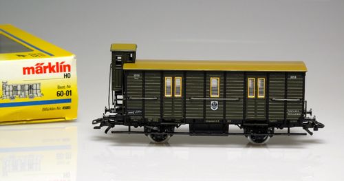 MARKLÏN 60-01  (Marklin 4500) Vagón Postal Epoca I H0