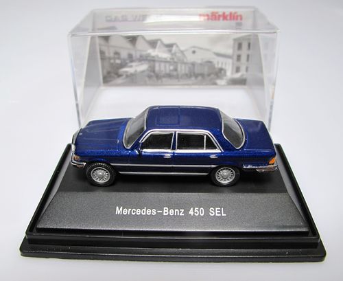 Mercedes-Benz 450 SEL blue 1:87