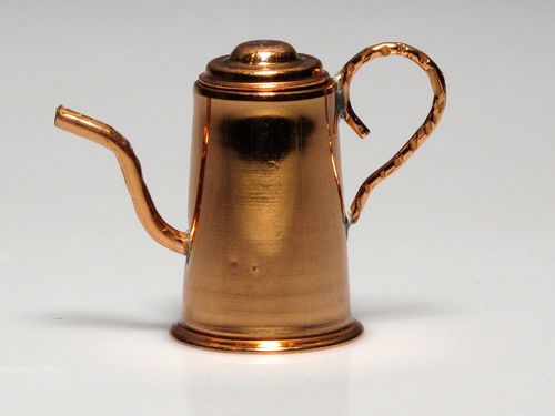 R 346 Ancient jug with tape, miniature made of brass-copper