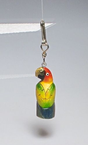 R 406 Wood Keychain "Red Parrot" (without box)