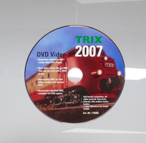 R 424 TRIX 2007 video DVD (WITHOUT BOX)