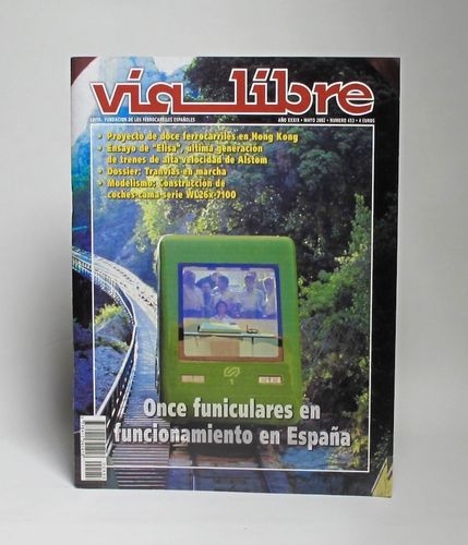 R 598 Magazine "Vía Libre" May 2002 No. 453. The railway magazine.