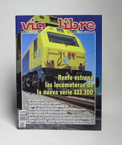 R 599 Magazine "Vía libre" June 2002 No. 454. The magazine railways