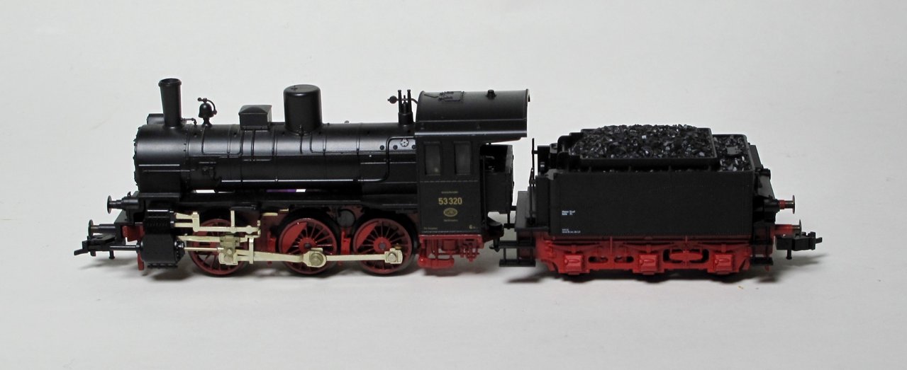 R 612 Steam locomotive H0 FLEISCHMANN 53320 DC